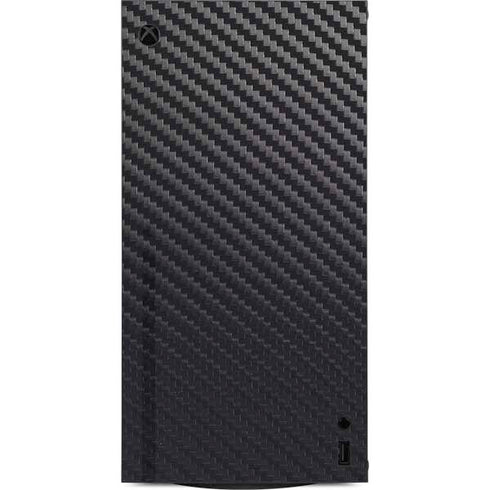 Black Carbon Fiber Specialty Texture Material XBox Series X Digital Edition Console Skin